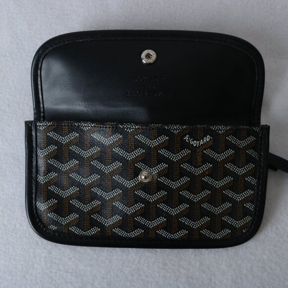GOYARD ANJOU SAINT LOUIS TOTE BROWN BLACK LOGO INSIDE POUCH COIN PURSE ONLY - Picture 5 of 8